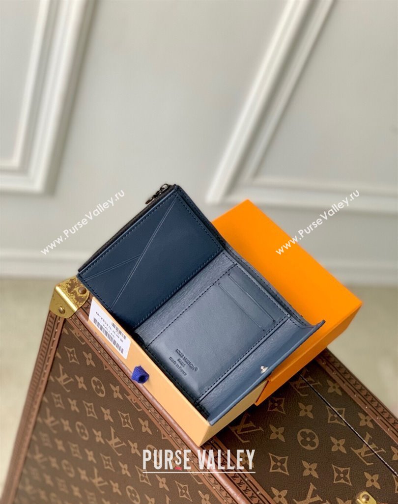 Louis Vuitton Victor Wallet in Monogram Shadow Leather M12635 Navy Blue 2025 (KI-250524061)