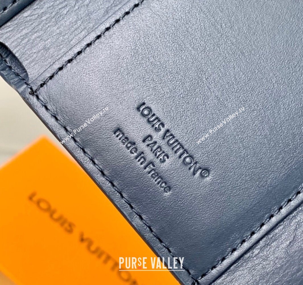 Louis Vuitton Victor Wallet in Monogram Shadow Leather M12635 Navy Blue 2025 (KI-250524061)
