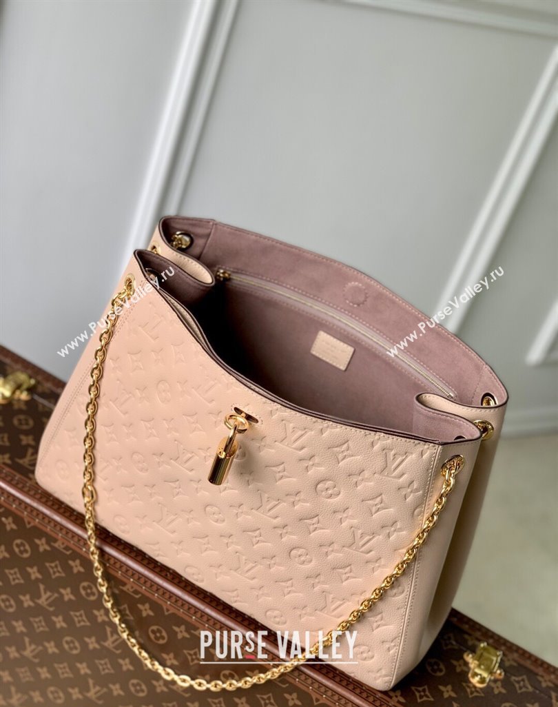 Louis Vuitton Anytime MM Tote Bag in Monogram Leather Light Pink 2025 M14324 (KI-250524062)