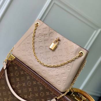 Louis Vuitton Anytime MM Tote Bag in Monogram Leather Beige 2025 M14324 (KI-250524065)
