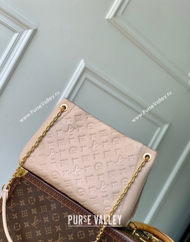 Louis Vuitton Anytime MM Tote Bag in Monogram Leather Beige 2025 M14324 (KI-250524065)