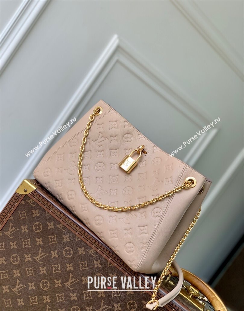 Louis Vuitton Anytime MM Tote Bag in Monogram Leather Beige 2025 M14324 (KI-250524065)
