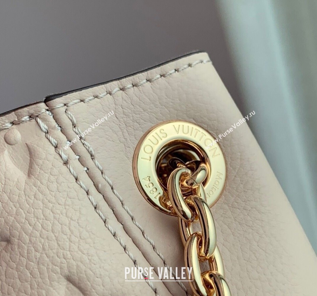 Louis Vuitton Anytime MM Tote Bag in Monogram Leather Beige 2025 M14324 (KI-250524065)