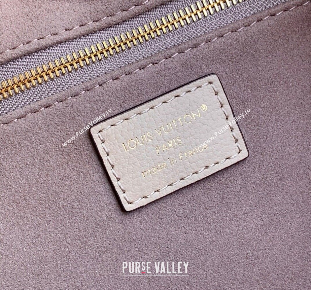 Louis Vuitton Anytime MM Tote Bag in Monogram Leather Beige 2025 M14324 (KI-250524065)