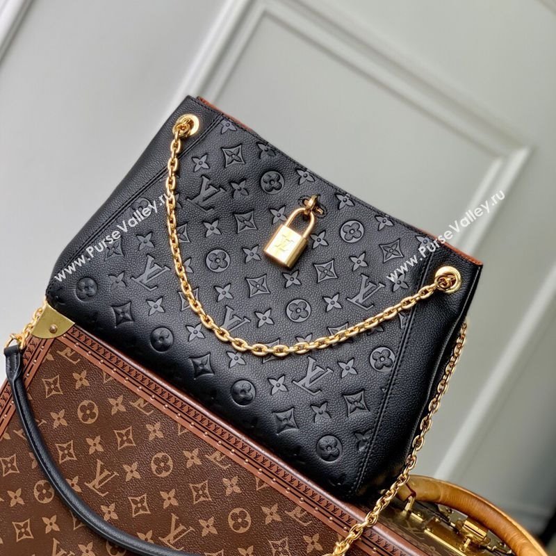 Louis Vuitton Anytime PM Tote Bag in Monogram Leather Black 2025 M14414 (KI-250524066)
