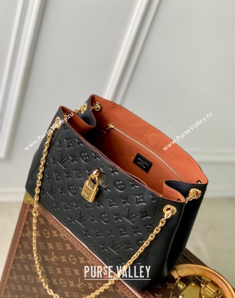 Louis Vuitton Anytime PM Tote Bag in Monogram Leather Black 2025 M14414 (KI-250524066)