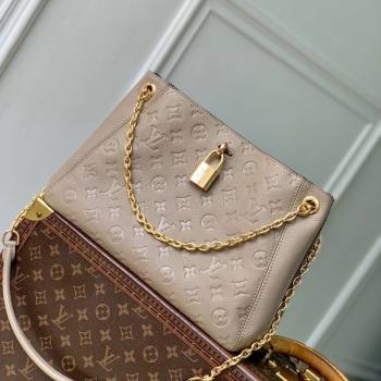 Louis Vuitton Anytime PM Tote Bag in Monogram Leather Grey 2025 M14414 (KI-250524067)