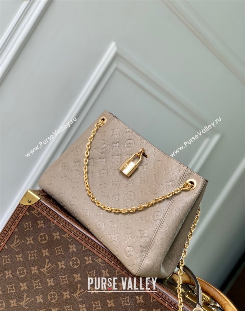 Louis Vuitton Anytime PM Tote Bag in Monogram Leather Grey 2025 M14414 (KI-250524067)