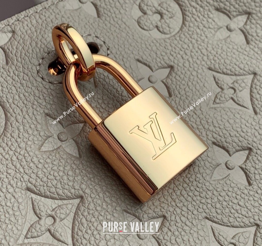 Louis Vuitton Anytime PM Tote Bag in Monogram Leather Grey 2025 M14414 (KI-250524067)