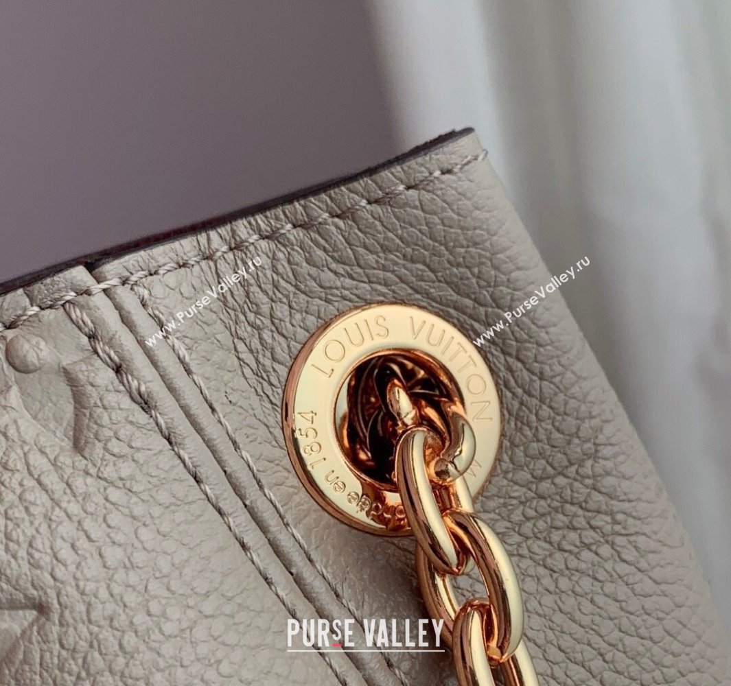 Louis Vuitton Anytime PM Tote Bag in Monogram Leather Grey 2025 M14414 (KI-250524067)