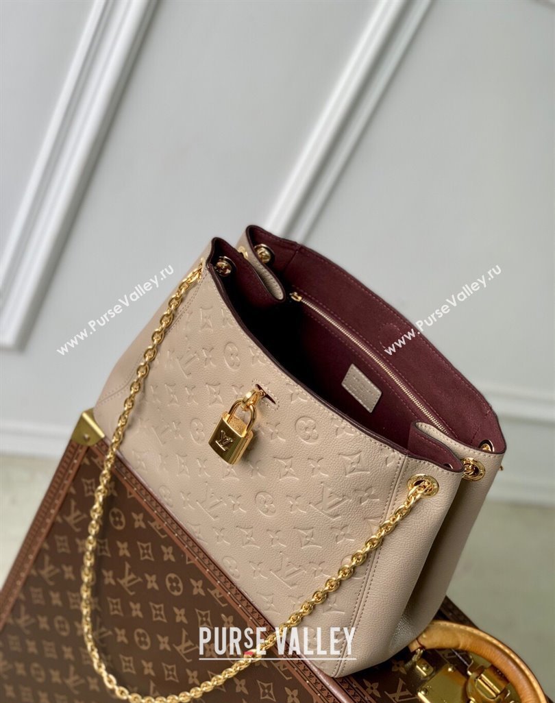 Louis Vuitton Anytime PM Tote Bag in Monogram Leather Grey 2025 M14414 (KI-250524067)