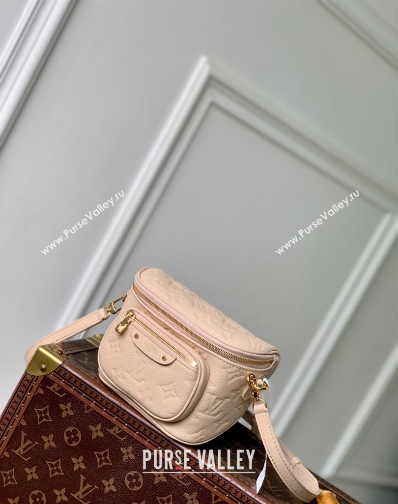 Louis Vuitton Mini Bumbag in Monogram Leather M14420 Sand Beige 2025 (KI-250524069)