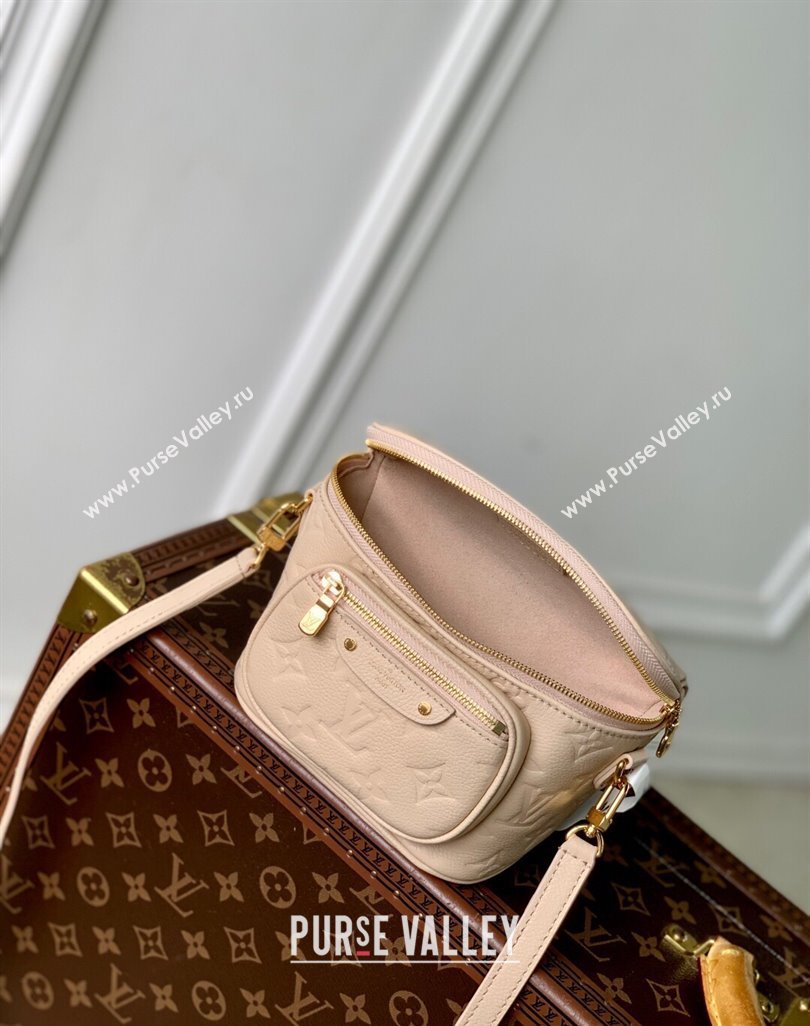 Louis Vuitton Mini Bumbag in Monogram Leather M14420 Sand Beige 2025 (KI-250524069)