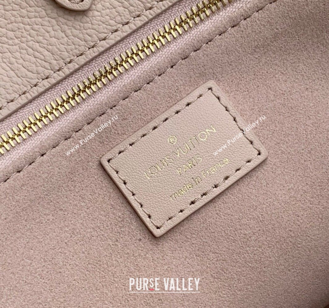 Louis Vuitton OnTheGo MM Tote Bag in Monogram Leather M14255 Nude 2025 (KI-250524070)