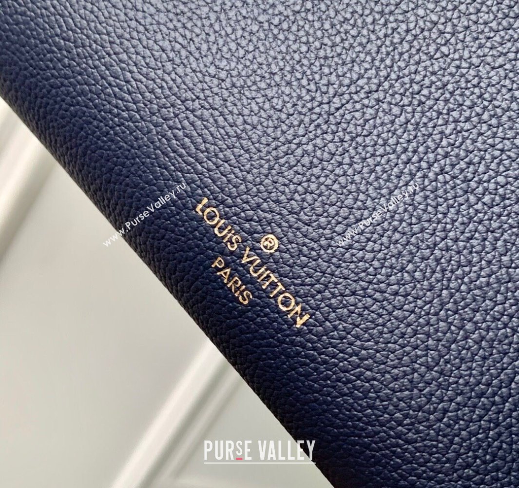 Louis Vuitton Side Trunk MM Bag in Calfskin leather Navy Blue 2025 M15226 (KI-250524071)