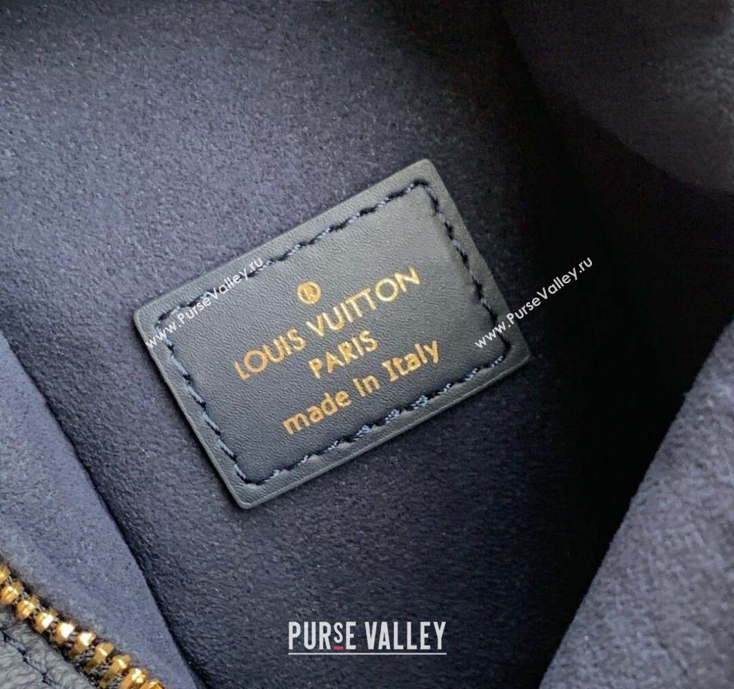 Louis Vuitton Side Trunk MM Bag in Calfskin leather Navy Blue 2025 M15226 (KI-250524071)