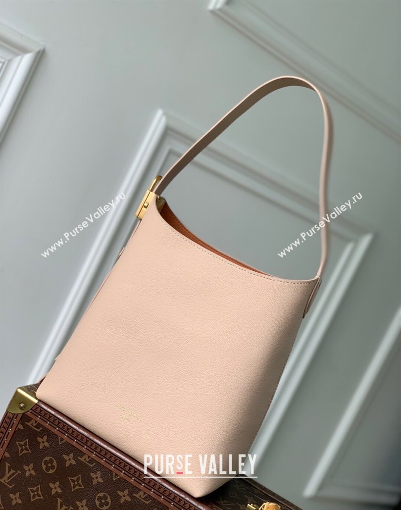 Louis Vuitton Low Key Hobo PM bag in Calfskin M14265 Nude Pink 2025 (KI-250524048)