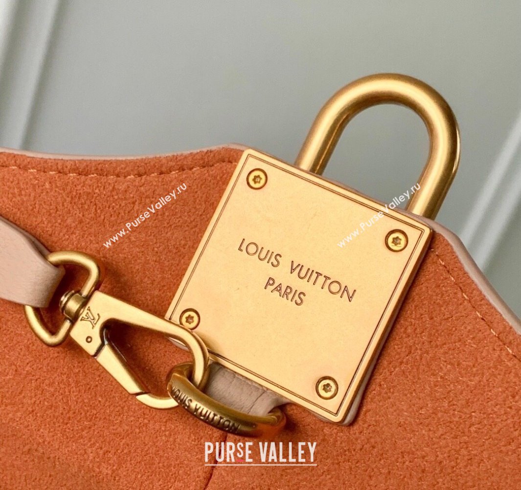 Louis Vuitton Low Key Hobo PM bag in Calfskin M14265 Nude Pink 2025 (KI-250524048)