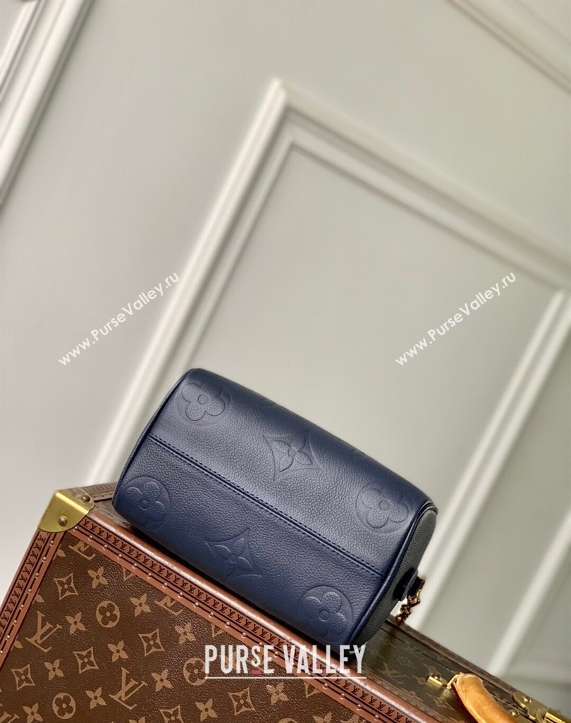 Louis Vuitton Speedy Bandouliere 20 Bag in Monogram Leather Navy Blue M14200 2025 (KI-250524049)
