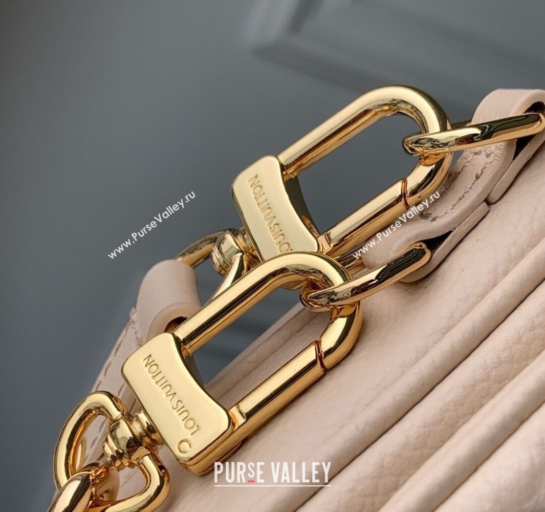 Louis Vuitton Pochette Metis East West Bag in Monogram Grained Leather Sand Beige 2025 M14322 (KI-250524051)