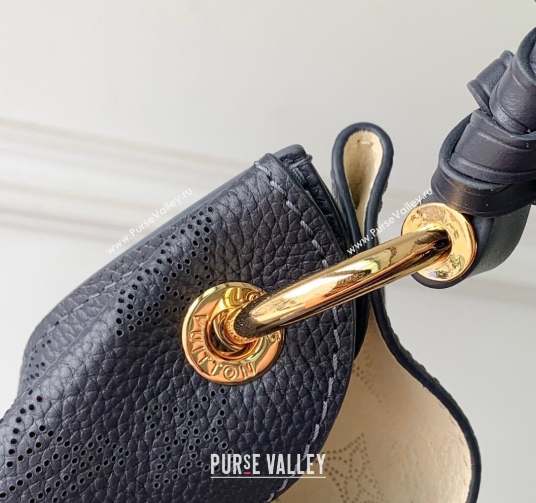 Louis Vuitton Carmel Hobo Bag in Mahina Perforated Calfskin M14310 Navy Blue 2025 (KI-250524052)