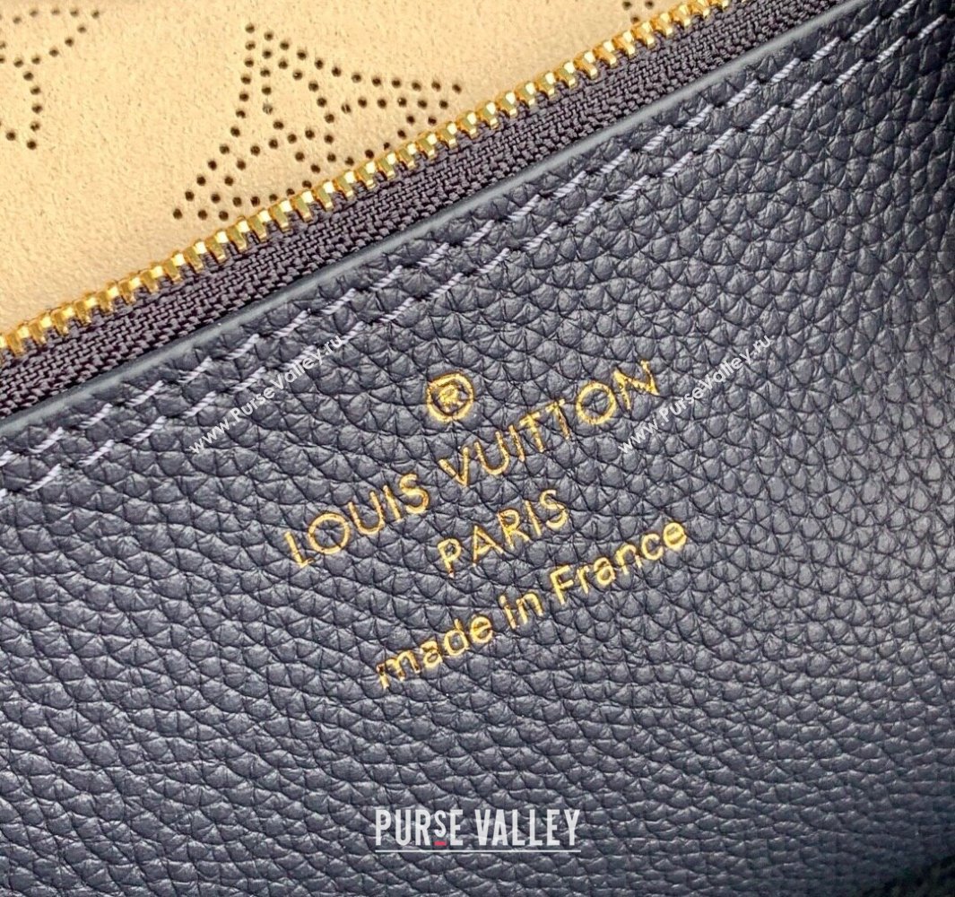 Louis Vuitton Carmel Hobo Bag in Mahina Perforated Calfskin M14310 Navy Blue 2025 (KI-250524052)