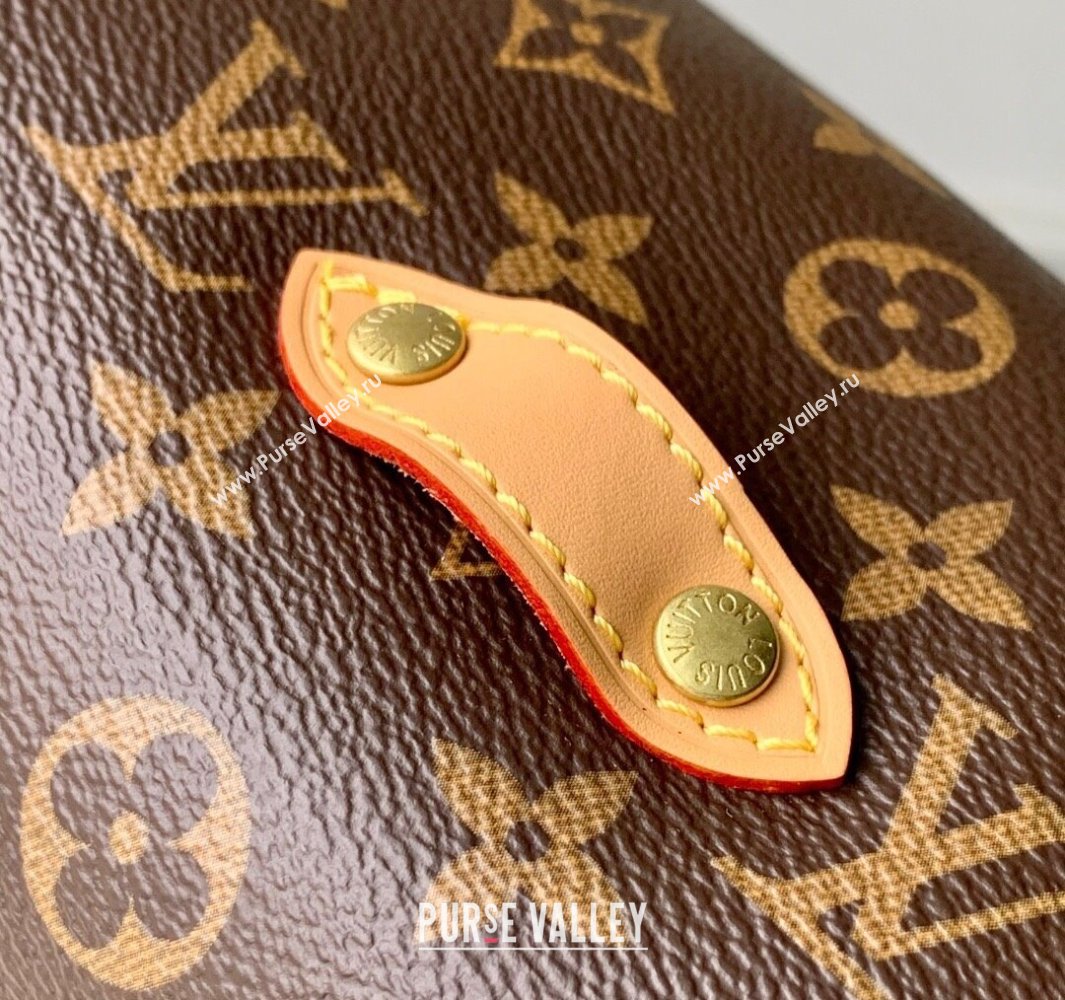 Louis Vuitton Saumur Medium Bag in Classic Monogram Canvas/Nude 2025 M42254 (KI-250524053)