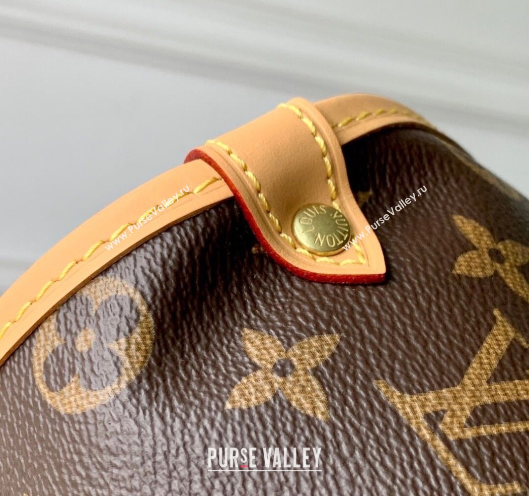 Louis Vuitton Saumur Medium Bag in Classic Monogram Canvas/Nude 2025 M42254 (KI-250524053)