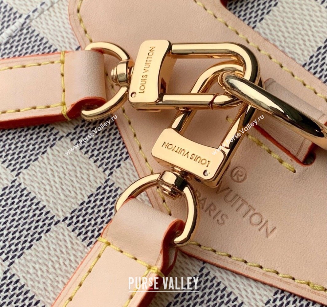 Louis Vuitton Montsouris PM Backpack Bag in Damier Azur Canvas N00120 2025 (KI-250524055)