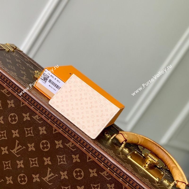 Louis Vuitton Card Holder in Micro Monogram Dune Leather Sand White/beige 2025 M25750 (KI-250702028)