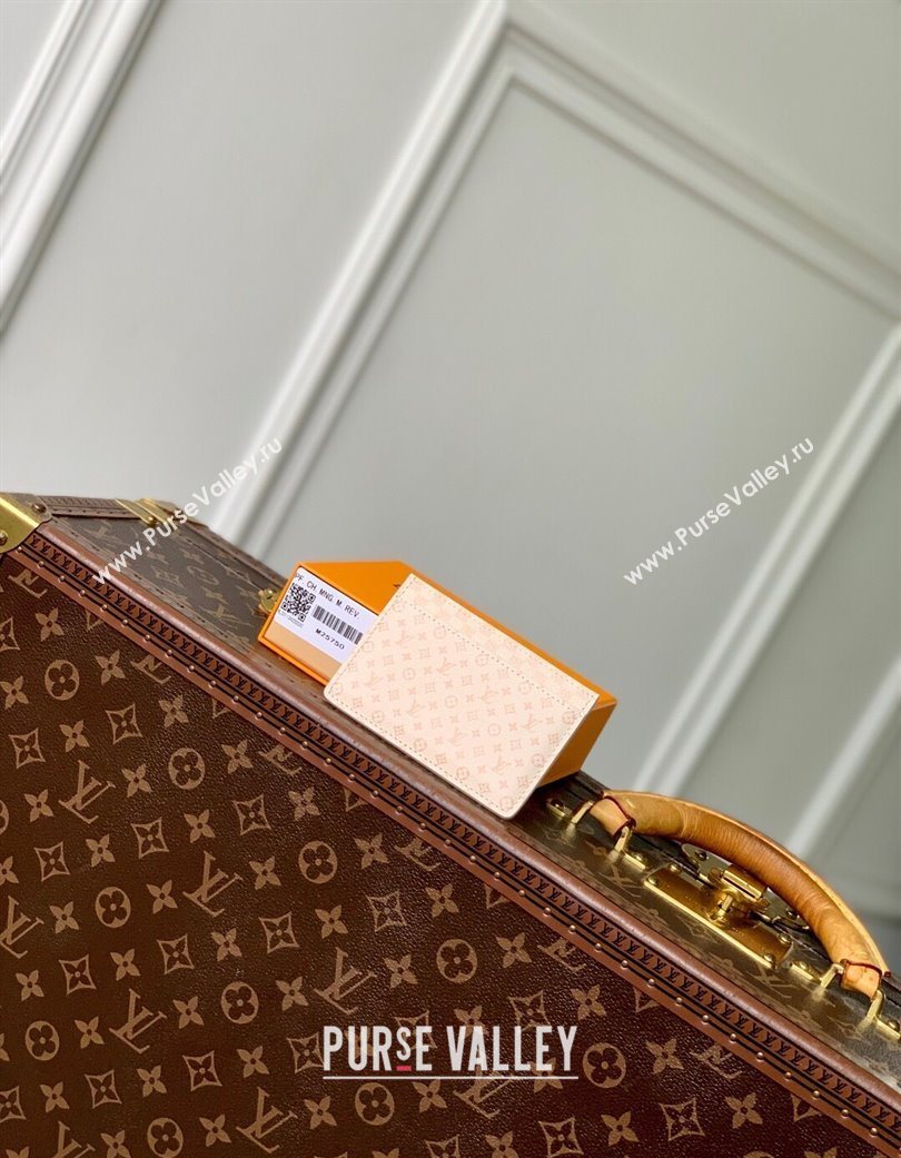 Louis Vuitton Card Holder in Micro Monogram Dune Leather Sand White/beige 2025 M25750 (KI-250702028)