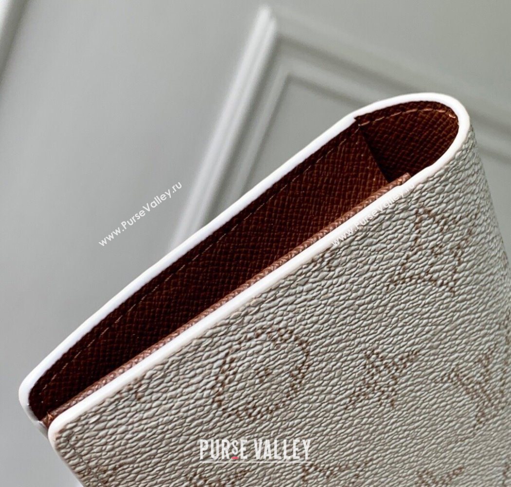 Louis Vuitton Brazza Wallet in Monogram Heritage Canvas M12656 Off-White 2025 (KI-250701098)