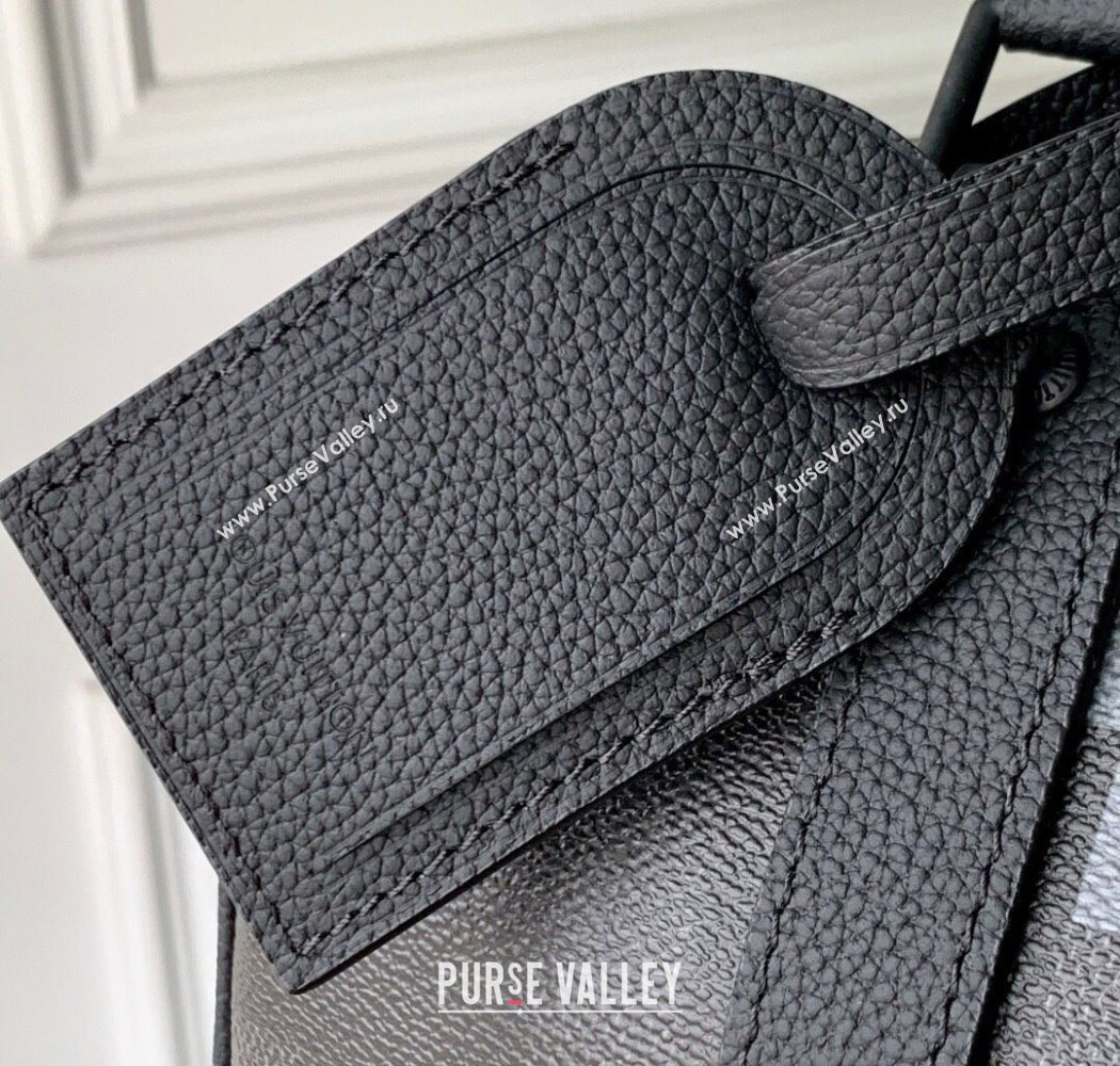 Louis Vuitton Mens Keepall Bandouliere 25 Bag in Black Damoflage Canvas 2025 M14919 (KI-250702030)