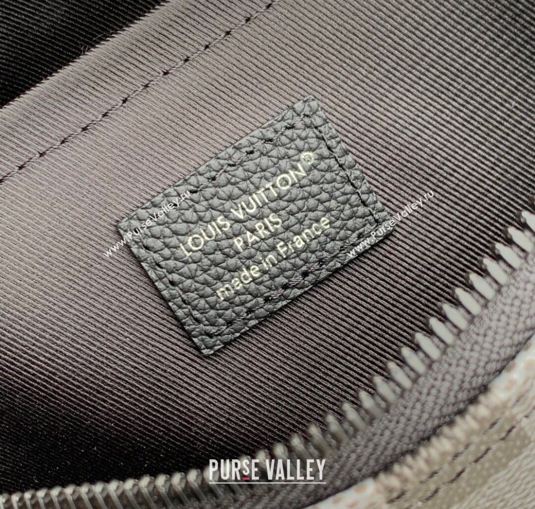 Louis Vuitton Mens Keepall Bandouliere 25 Bag in Black Damoflage Canvas 2025 M14919 (KI-250702030)