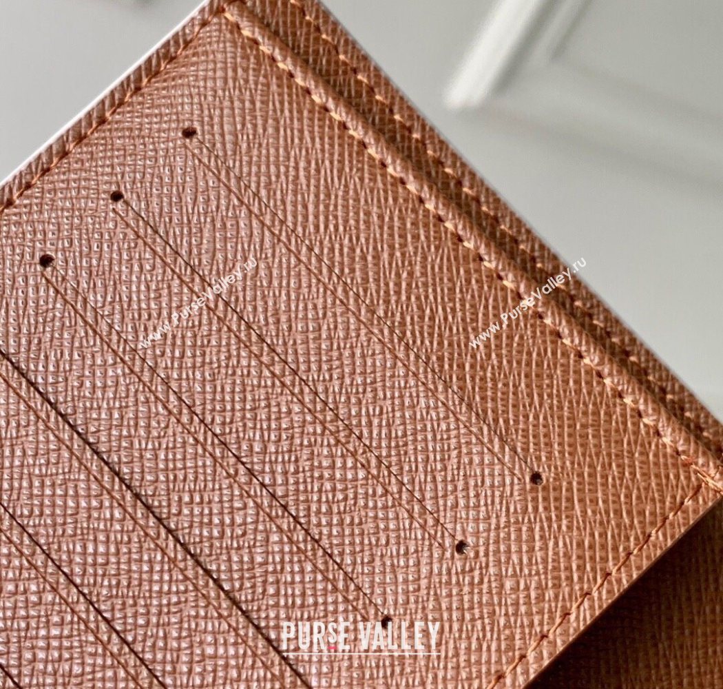 Louis Vuitton Brazza Wallet in Monogram Heritage Canvas M12656 Off-White 2025 (KI-250701098)