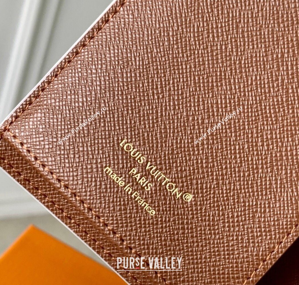 Louis Vuitton Brazza Wallet in Monogram Heritage Canvas M12656 Off-White 2025 (KI-250701098)