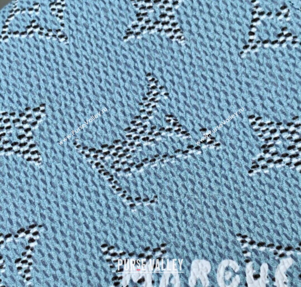 Louis Vuitton Multiple Wallet in Monogram Heritage Canvas M14691 Blue 2025 (KI-250701099)