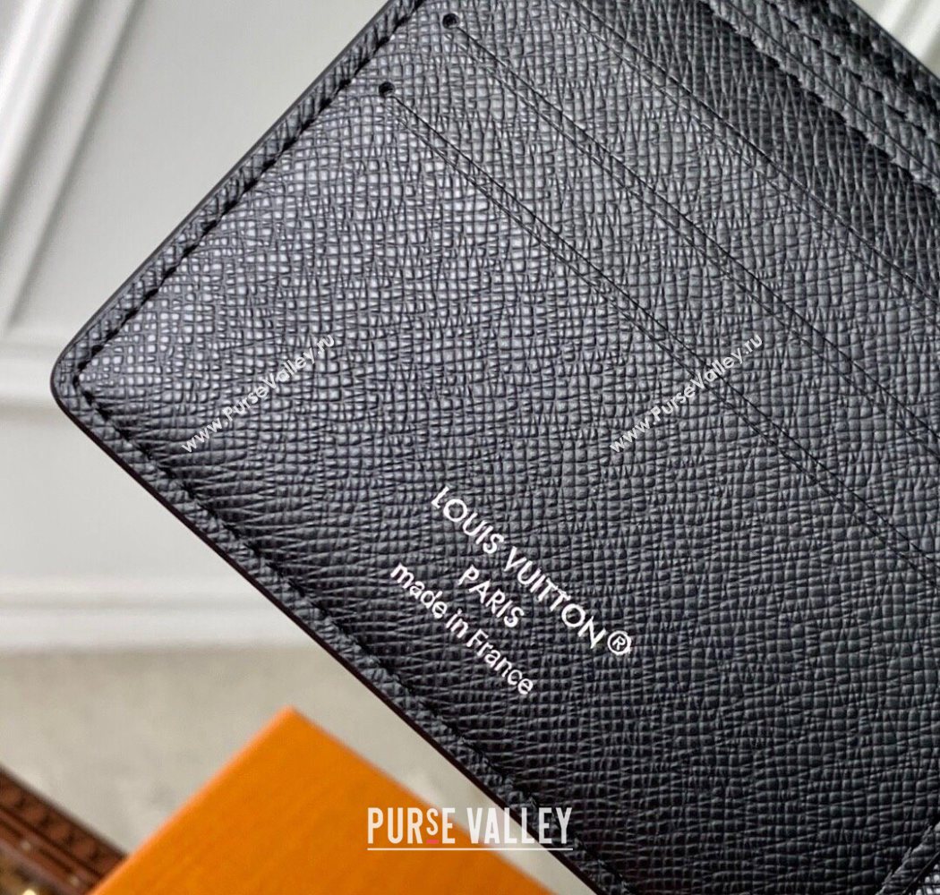 Louis Vuitton Multiple Wallet in Monogram Heritage Canvas M14691 Blue 2025 (KI-250701099)