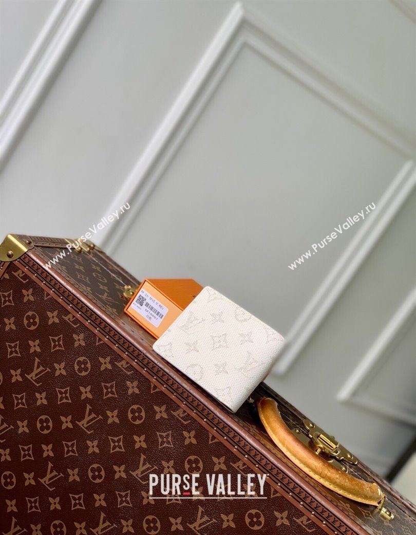 Louis Vuitton Multiple Wallet in Monogram Heritage Canvas M14691 Off-White 2025 (KI-250701100)
