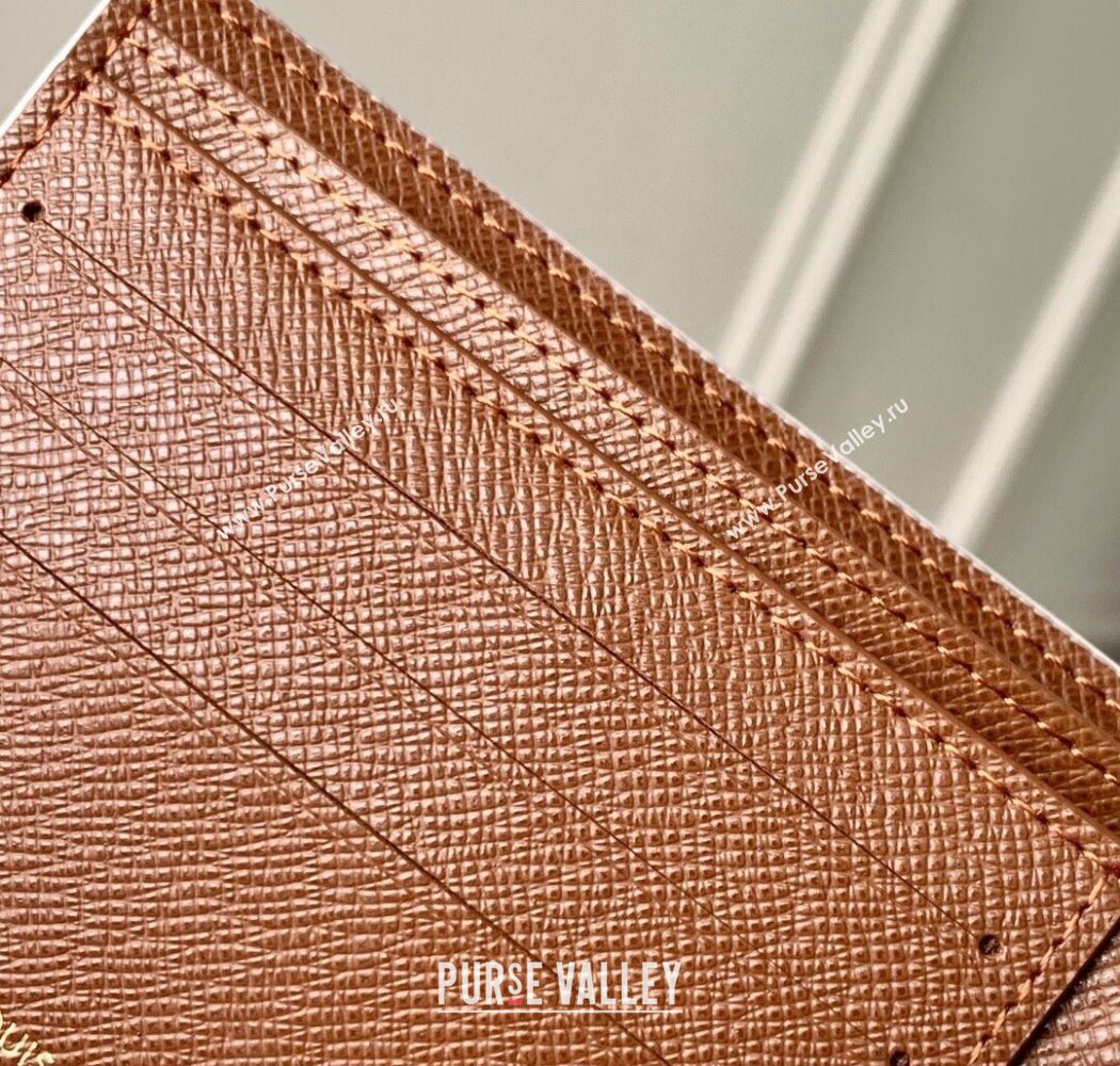 Louis Vuitton Multiple Wallet in Monogram Heritage Canvas M14691 Off-White 2025 (KI-250701100)
