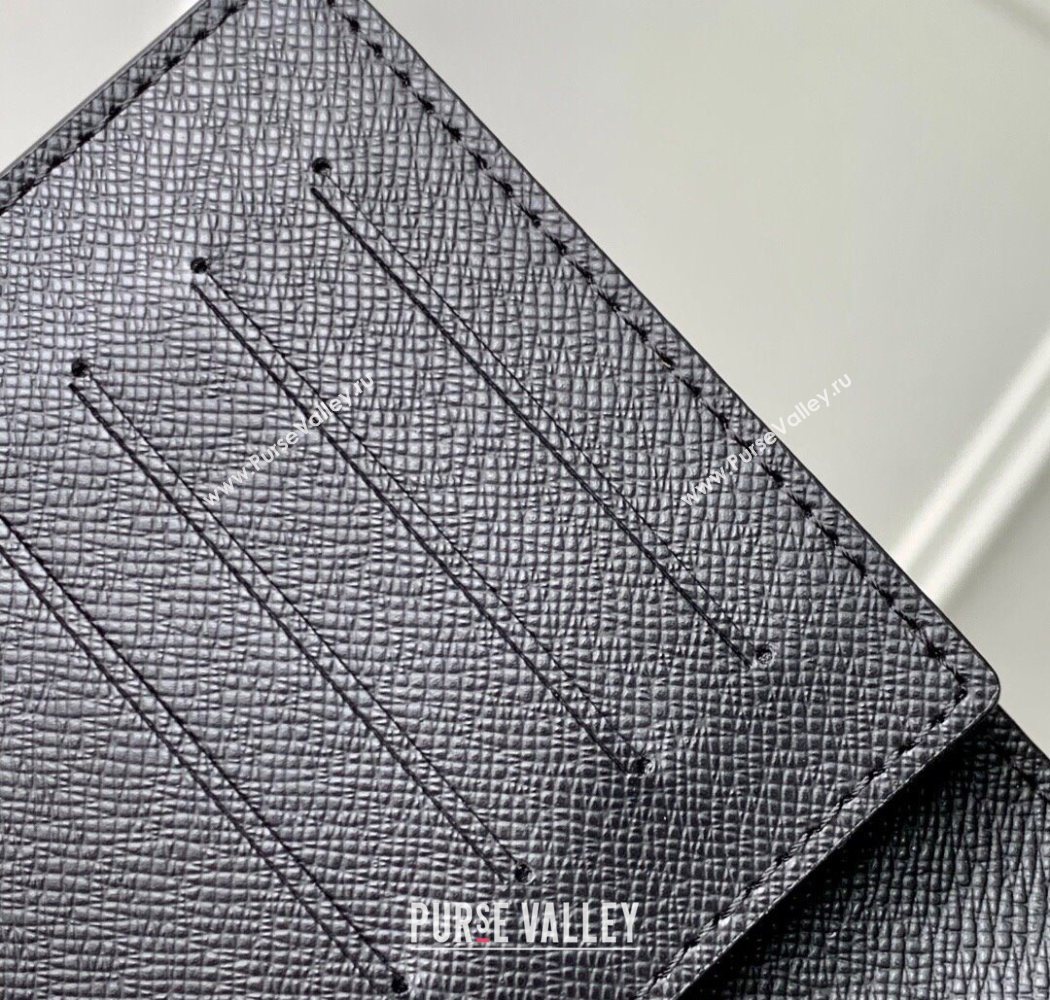 Louis Vuitton Slim Card Holder Wallet in Monogram Heritage Canvas M14817 Blue 2025 (KI-250701101)