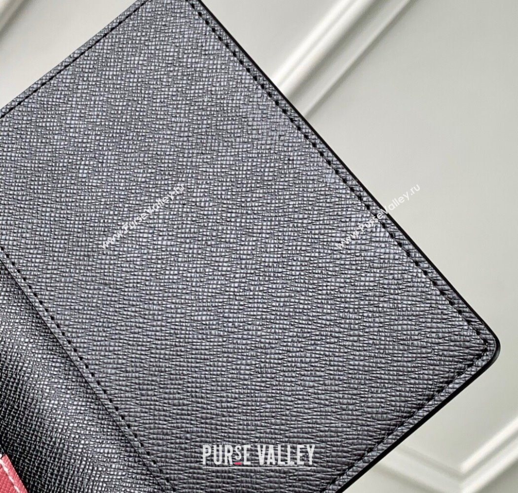 Louis Vuitton Slim Card Holder Wallet in Monogram Heritage Canvas M14817 Blue 2025 (KI-250701101)