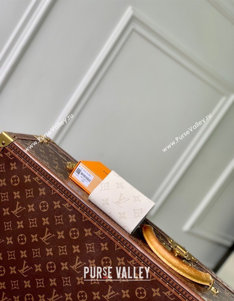Louis Vuitton Slim Card Holder Wallet in Monogram Heritage Canvas M14817 Off-White 2025 (KI-250701102)