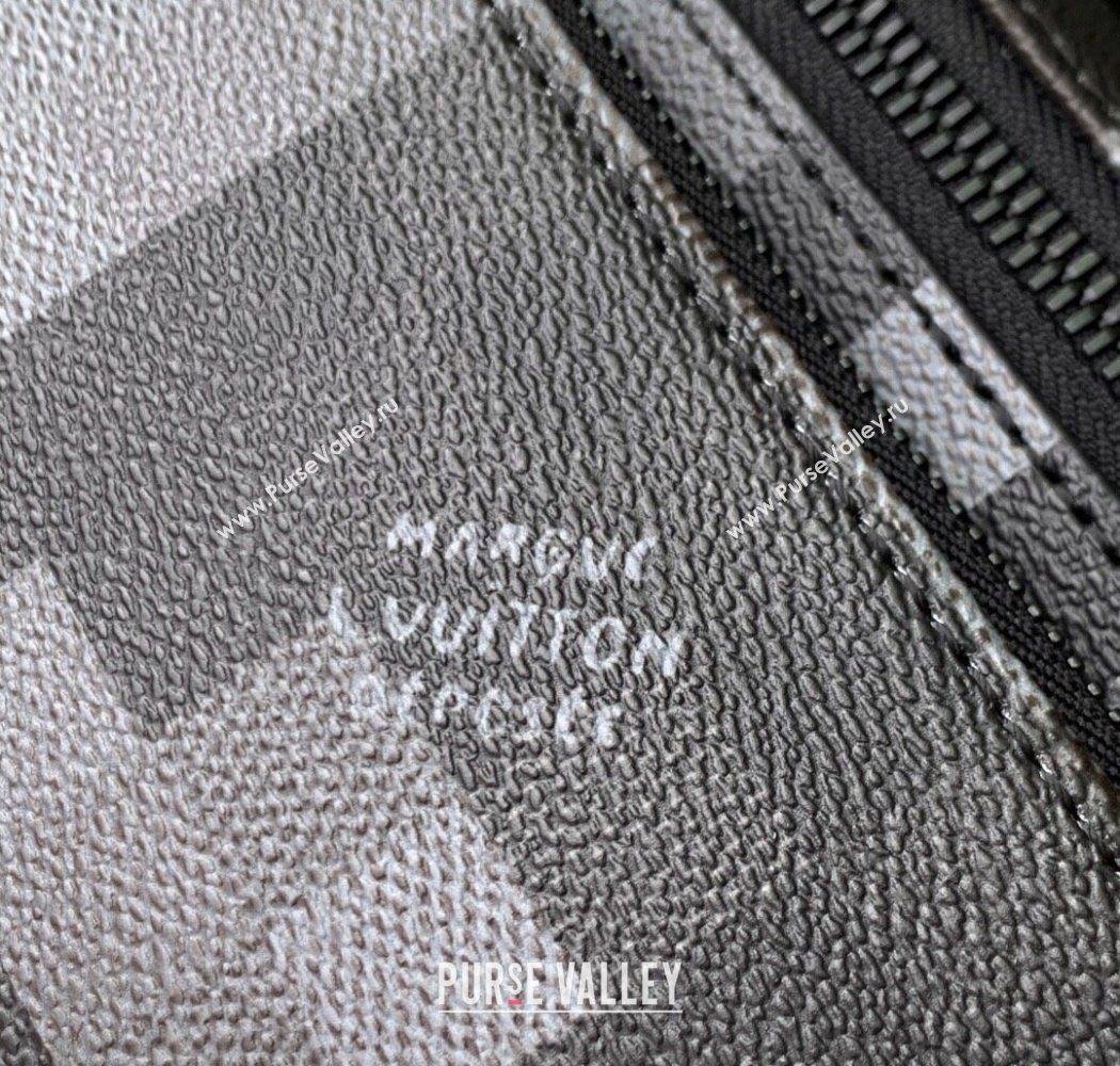 Louis Vuitton Mens Rush Bumbag in Damoflage Black Canvas M14920 2025 (KI-250702031)