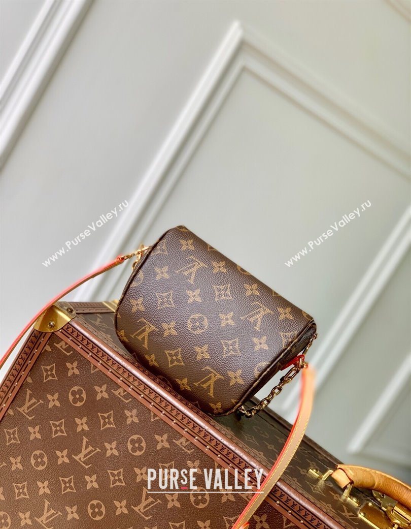 Louis Vuitton LV x TM Mini Bumbag in Brown Cherry Monogram Canvas M13449 Brown 2025 (KI-250702012)