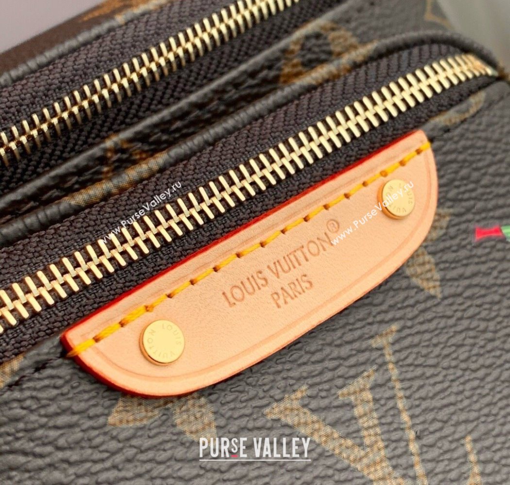 Louis Vuitton LV x TM Mini Bumbag in Brown Cherry Monogram Canvas M13449 Brown 2025 (KI-250702012)