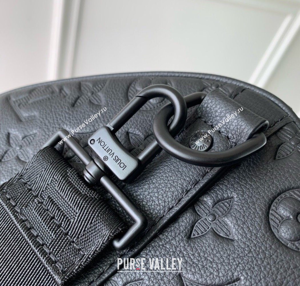 Louis Vuitton Keepall Bandouliere 50 Travel Bag in Black Monogram Shadow Leather M44810 2025 (KI-250702035)