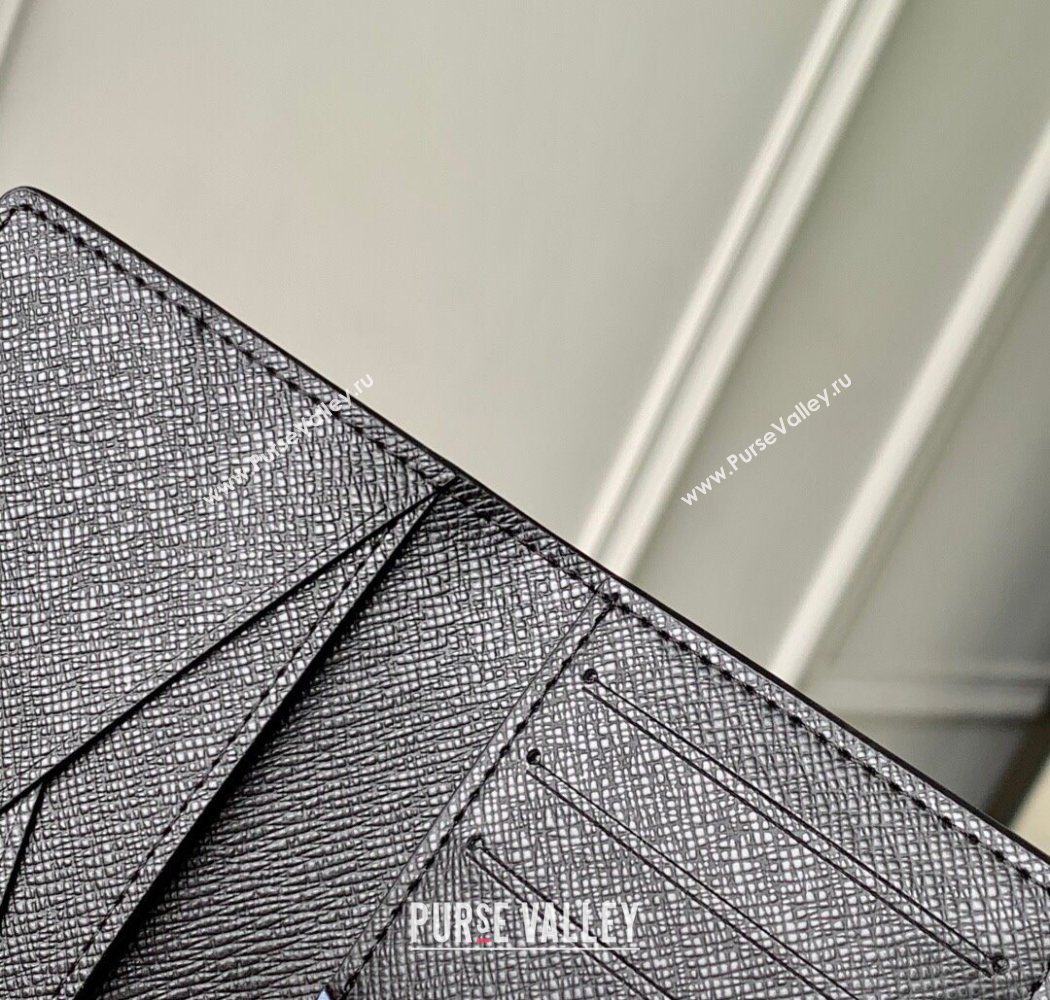 Louis Vuitton Pocket Organizer Wallet in Monogram Heritage Canvas M14688 Blue 2025 (KI-250701103)