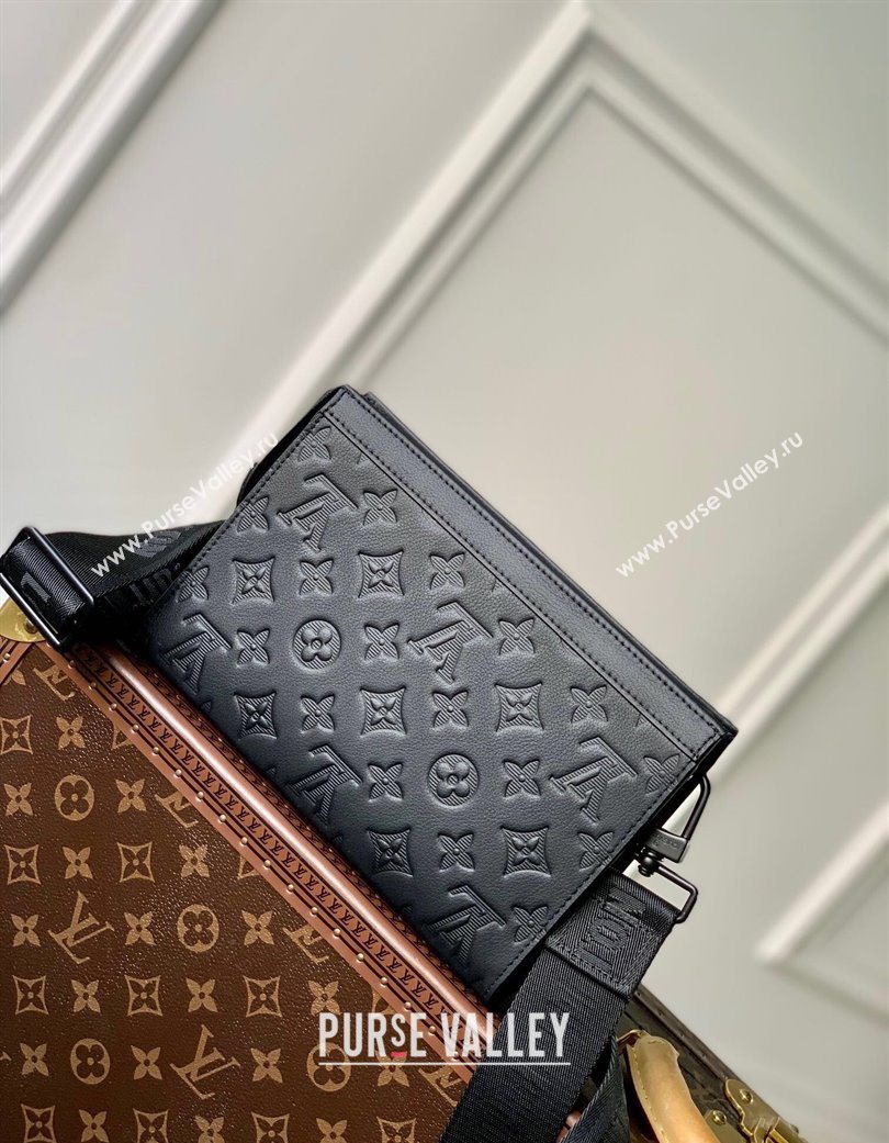 Louis Vuitton Mens Gaston Wearable Wallet in Monogram Shadow Leather M81115 Black 2025 (KI-250702039)