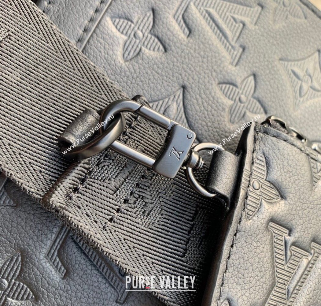 Louis Vuitton Mens Gaston Wearable Wallet in Monogram Shadow Leather M81115 Black 2025 (KI-250702039)